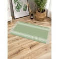 thumbnail image 3 of Sage Green Large Area Rug 4x6ft Woven Runner Rug,Farmhouse Sage Green White Striped Washable Living Room Bedroom Kitchen Bathroom Classroom Carpet with Tassels,Indoor Outdoor Throw Door Mat, 3 of 5