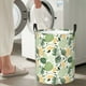 thumbnail image 5 of Fotbe Hawaiian Style Cesto de Ropa con Asas, Cesto Impermeable de Gran Capacidad, Bolsa de Lavado para Dormitorio, Cesto de Ropa con Ruedas y Asas-Medium, 5 of 6