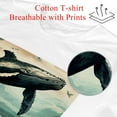 thumbnail image 2 of Whale 100% Cotton White T-Shirt for Men | Classic Tee for Comfort and Style - Medium Size, Breathable Material | Casual Summer Wear for Every Occasion, 2 of 5