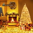 thumbnail image 3 of Gymax 6 FT Silver Tinsel Christmas Tree Artificial Hinged Tree Holiday Decoration, 3 of 10