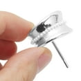 thumbnail image 4 of Unique Bargains 1 Pc Ponytail Buckle Hair Clip Glossy Faux Pearl Hair Ponytail Cuff for Women Silver Tone, 4 of 5
