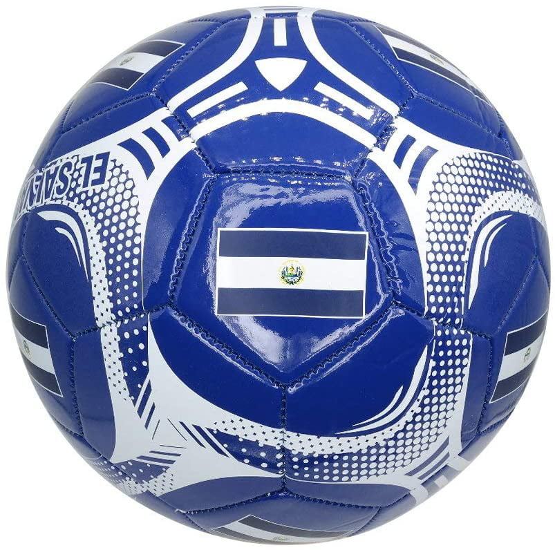 Size 5 El Salvador Soccer Ball Pelota Oficial #5 De El Salvador Con Red New!!!