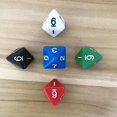 thumbnail image 2 of Juego de dados poliédricos D8, juego de mesa de entretenimiento, ocho superficies, color acrílico, RPG, 5 unidades por lote, 2 of 4