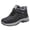 Black1, variant on KELINFONG Women's Winter Trekking Snow Boots Water Resistant Shoes Anti Slip Furry Lined Hiking Boot