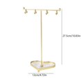 thumbnail image 2 of Adjustable Earring Storage Rack Jewelry Stand Presentation Shelves with Tray, 2 of 6