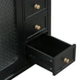 thumbnail image 3 of ENSHUI 30-Inch Bathroom Vanity With Soft Close Glass Door, Adjustable Shelves, and 3 Drawers, Black, 3 of 11