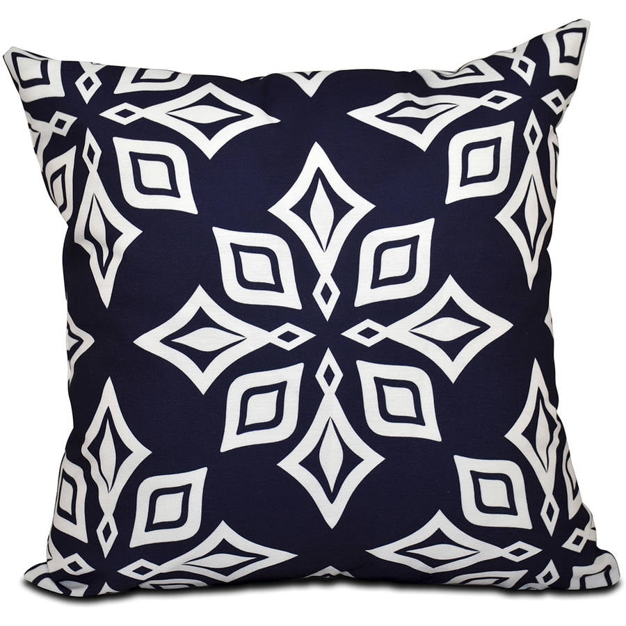 E by design O5PGN480OR10-18 Printed Outdoor Pillow