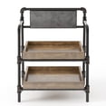 thumbnail image 3 of Furniture of America Siff 2-Shelf Bookcase, Sand Black, 3 of 7