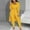 Yellow, variant on Abomasnow Womens 3 Piece Lounge Sets Pajamas Knit Long Sleeve Cardigan Crop Top and Straight Leg Pants Lounge Tracksuit Set