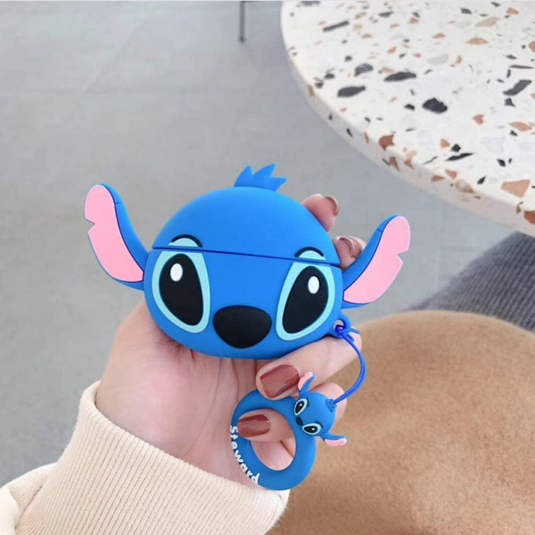 Disney Stitch Silicone Earbud Case Cover - Compatible With Apple