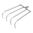 thumbnail image 3 of colaxi Stainless Steel -Metal -Hand -rechen -Kopf - -remaining -tool Fishing Cleaning Stable Portable Garden Tool for Planting Electricity Tines, 3 of 9