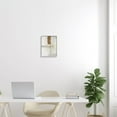 thumbnail image 2 of Contemporary Brushed Composition Abstract Graphic Art Gray Framed Art Print Wall Art, 2 of 7