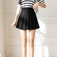 thumbnail image 6 of Women Pleated Skirts Summer High Waist Girls Dancing JK Mini A Line Short Skirt, 6 of 11