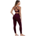 thumbnail image 4 of FUNING Leggings with Pockets for Women, High Waisted Tummy Control Workout Yoga Pants, 4 of 6