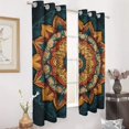 thumbnail image 3 of Bohemian Mandala (16) 2 Panels 3D Printing Pattern Curtain for Bedroom Living Room Kitchen Window Decoration Home, 3 of 6