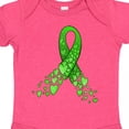 thumbnail image 4 of Inktastic Mental Health Awareness Ribbon with Green Hearts Boys or Girls Baby Bodysuit, 4 of 5