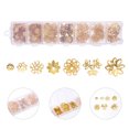 thumbnail image 1 of SHOWERORO 1 Box Flower Bead Caps Alloy Jewelry Making Connector for Jewelry Makers and Craft Enthusiasts, 1 of 5