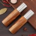 thumbnail image 3 of Juego De Molinillos De Sal Y Pimienta De Madera - Molinillo De Especias De Cocina,1, 3 of 5