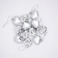 thumbnail image 2 of Valentine Tree Decoration Silver Heart-Shaped Ornaments Set of 12, Mini Ornament Crafts, Valentine Day Decorations, Valentines Day Hanging Decorations, 2 of 7