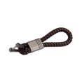 thumbnail image 3 of Llavero Universal de cuero para coche, anillo en D, exquisito, Simple, resistente, tejido a mano, llavero para coche Café Sunnimix llavero de coche, 3 of 8