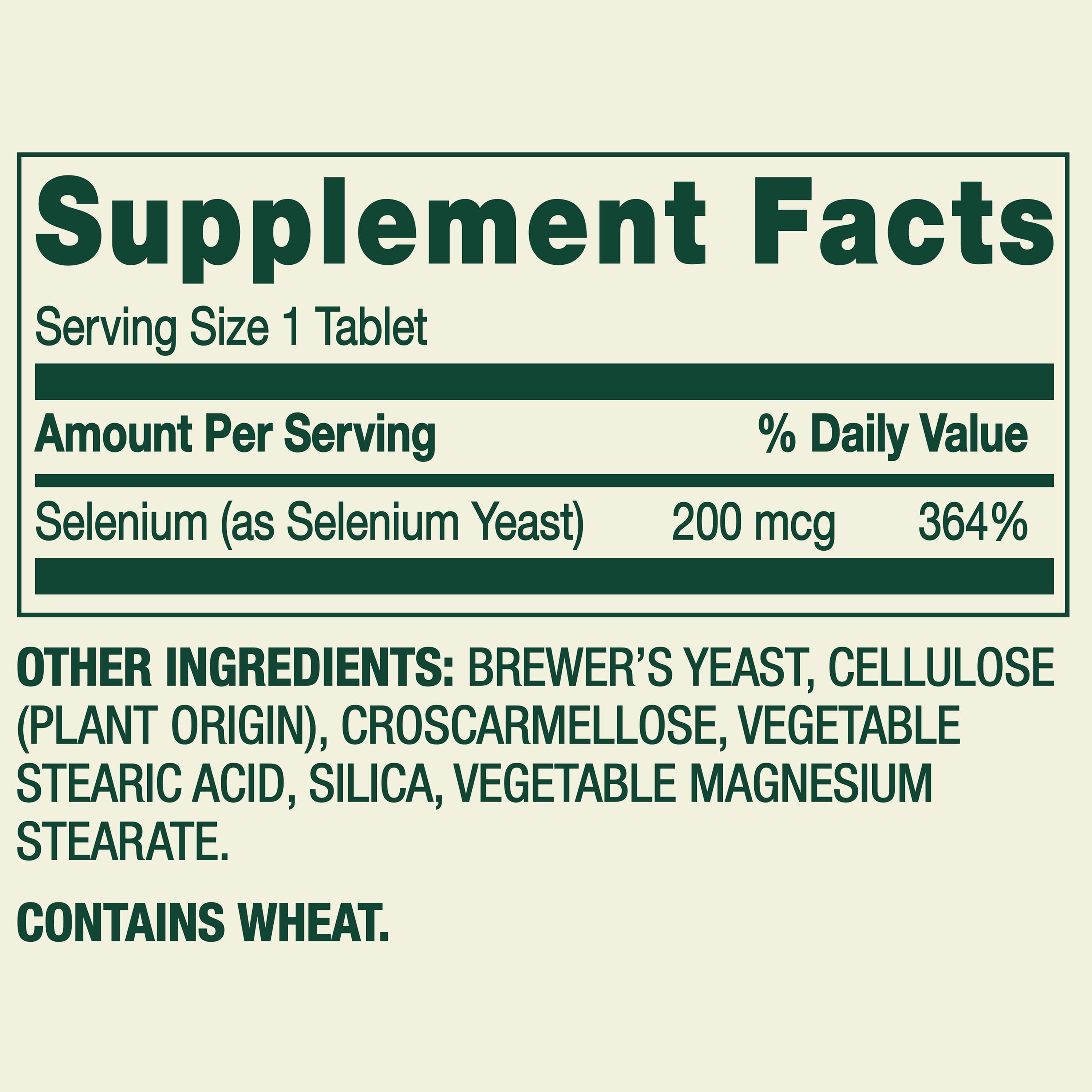 (3 pack) Spring Valley Selenium Dietary Supplement Tablets for Immune Health, 200 mcg, 100 Count