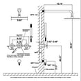 thumbnail image 5 of Three Cross Handles Shower Kit, Complete Shower System with Rough-in Valve, 5 of 5