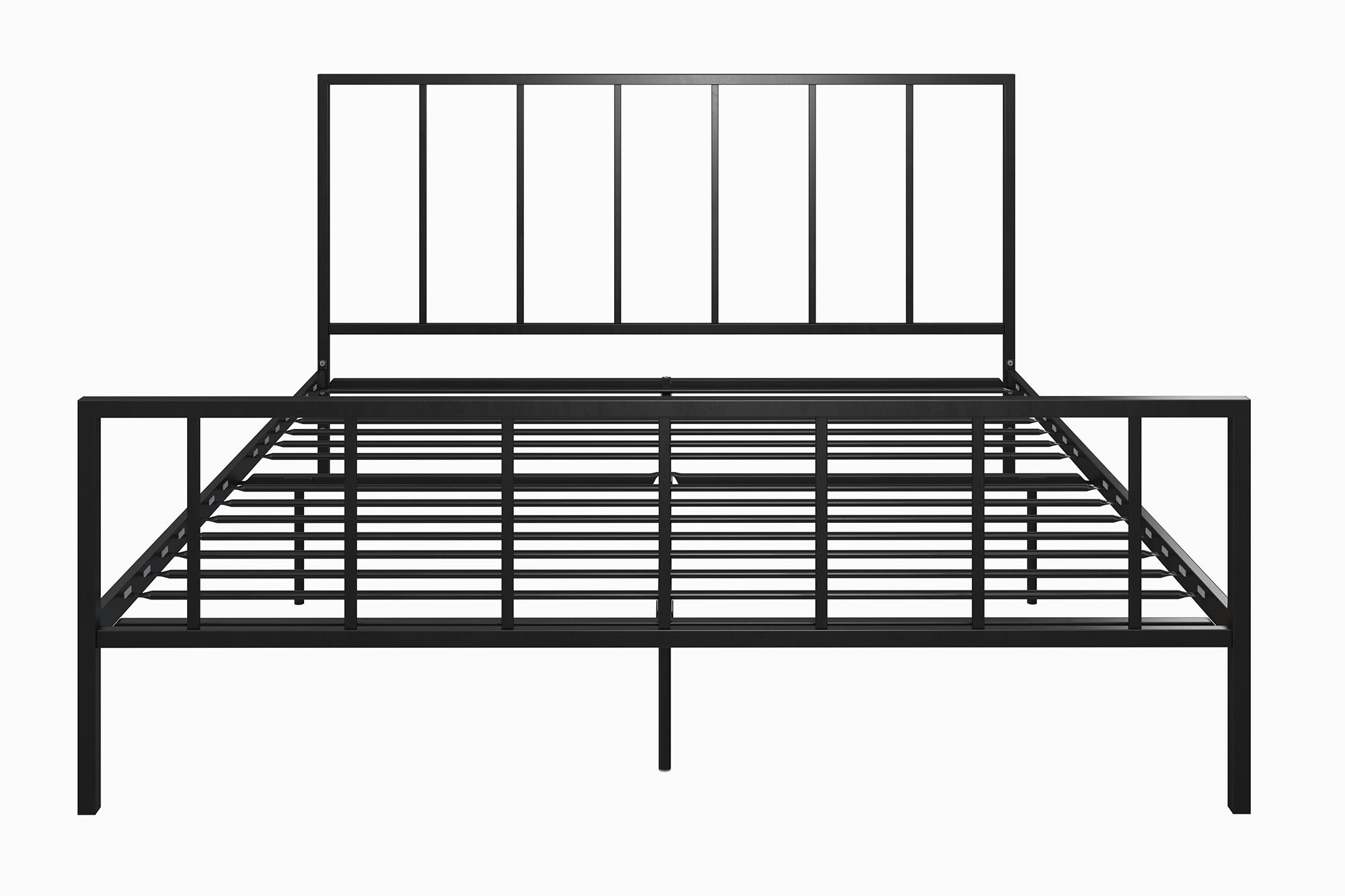 DHP Stella Metal Bed, King, Black
