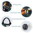 thumbnail image 7 of FORMRS Women's Travel Backpack Purse Anti-Theft Hidden Pockets Casual Shoulder Bag, Green Floral Oranges, 7 of 7