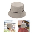thumbnail image 6 of Foldable Bucket Hat Adjustable with Rope Fashion Windproof Summer Bucket Hat for gray, 6 of 7