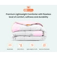 thumbnail image 3 of SGI Microfiber Comforter Set Queen Size Pink Two Tone Style 3 PC, 3 of 5