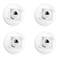 thumbnail image 1 of Ruedas para Muebles pequeños - Ruedas Giratorias Autoadhesivas - Rotación de 360 ​​Grados - Polea Adhesiva - Ruedas de plástico,4 Piezas ZefeiWu 8390611555726, 1 of 1