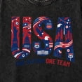 thumbnail image 4 of USA One Nation One Team Mineral Wash T-Shirt, Patriotic Soccer Fan Tee, Unisex Cotton Game Day Shirt, 4 of 9