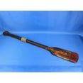 thumbnail image 2 of Handcrafted Cast Iron - Wooden Lockwood Decorative Squared Rowing Boat Oar w/ Hooks 36"", 2 of 5