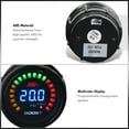 thumbnail image 2 of AJP Distributors JDM Sport Universal Auto Car Smoked Tint 2" 52MM Turbo Super Charger Boost Meter Gauge Forced Induction Digital Blue LED Multicolored Display Indicator Dash Monitor, 2 of 6