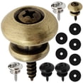 thumbnail image 1 of 6pcs Guitar Strap Lock Button Anti-slip Locks Pin for Acoustic Electric Bass Strap, 1 of 8