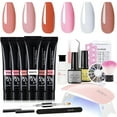 thumbnail image 1 of Nail Gel Kit Gel Builder Nail Kit LED Nail Lamp Base and Top Coat Manicure Tools, 1 of 9