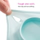 thumbnail image 2 of Alfombrilla de pintura de silicona para niños, alfombrilla de paleta de pintura, alfombrillas de medios de agua (azul claro), 2 of 7