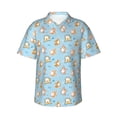 thumbnail image 1 of Fotbe Corgi Dog 1 Camisa Hawaiana para Hombre Unisex – Camisa Casual de Verano con Botones de Manga Corta de Algodón y Lino,X-Large, 1 of 7