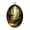 Color 2, variant on Oval Framed Wall Art Gothic Vintage Dark Academia Horror Forest Crow Black Old Lantern Bare Canvas Wall Art Oval Vintage Wall Decor Prints Hanging Decor for Home Bedroom Living Room Office 8"x11.4"