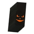 thumbnail image 2 of Tachiuwa 10Pcs Halloween Favor Bags Candy Bags Multifunction Flat Bags Halloween Trick or Treat Bags Pumpkin Smile Pattern for Cookies black, 2 of 10