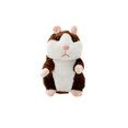thumbnail image 1 of Peluche de Hámster Parlante Juguetes de Peluche Divertidos para Niños KAIYANG Marrón, 1 of 5