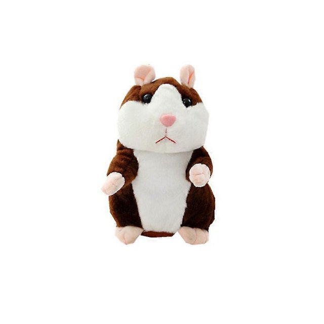 Peluche de Hámster Parlante Juguetes de Peluche Divertidos para Niños KAIYANG Marrón