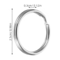 thumbnail image 2 of GOOHOCHY 200Ud Anillos Separadores De Acero Inoxidable Para Llaveros Con Retención De Color, 2 of 8