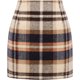 thumbnail image 1 of Falda a cuadros de cintura alta para mujer marrón (Brown 01) CH marrón (Brown 01) CH Xishao ropa, 1 of 1
