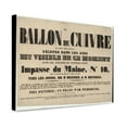 thumbnail image 1 of Canvas Print: Le Ballon De Cuivre, Qui Doit Incessamment S'elever Dans Les Airs, 1 of 3