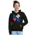 thumbnail image 4 of Domical Republic Flag DR Pride Love Hoodie Sweatshirt Women Men Brisco Brands S, 4 of 5