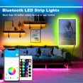thumbnail image 6 of DAYBETTER 100FT Led Lights,Music Sync Strip Lights with APP and Remote Control,RGB Color Changing Lights for Bedroom Indoor Decor(2 Rolls of 50ft), 6 of 6