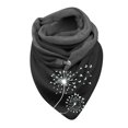 thumbnail image 1 of Foulard pour Femmes Chaude en Coton Imprimé Bouton Mode Châles Doux, 1 of 3