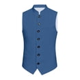 thumbnail image 4 of Boys Halloween Vest Tank Top Stand Collar Kids Sleeveless Jacket Casual Outerwear Ages 2-15, 4 of 5