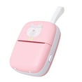 thumbnail image 5 of Mini impresora, impresora portátil multipropósito rosa, mini HD WiFi Teléfono móvil Foto Título Nota Error Pregunta Impresora térmica, 5 of 5